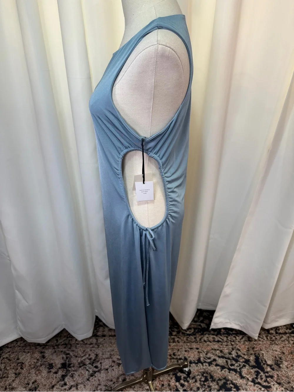 NWT Jade Swim ‘Callie’ Swim Dress Coverup in “Azure” Blue Size Large
